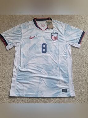 Nike United States Weston McKennie #8 2025 Home Soccer Jersey Men XL